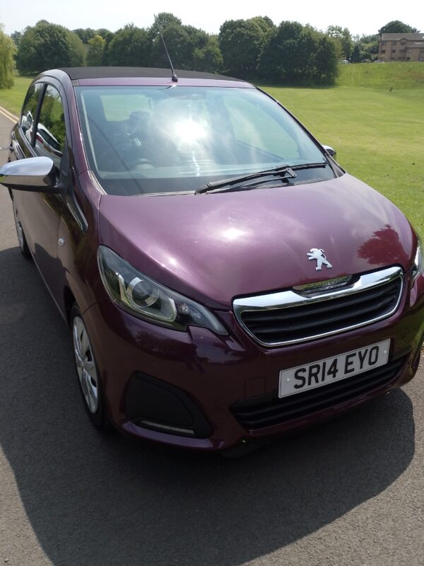 Peugeot 108 Top! 5 Door Hatchback 1.0 VTi 68 EU5 Active in purple - Image 8