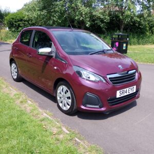 Peugeot 108 Top! 5 Door Hatchback 1.0 VTi 68 EU5 Active in purple