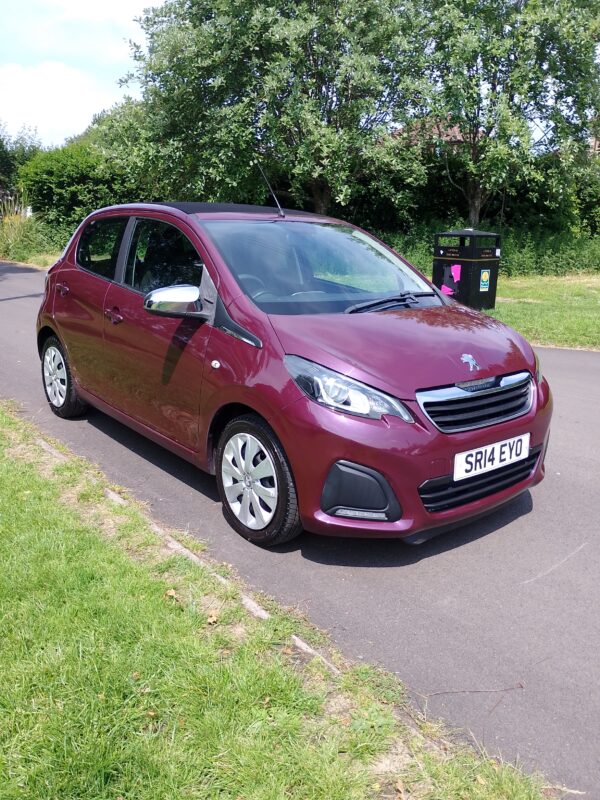 Peugeot 108 Top! 5 Door Hatchback 1.0 VTi 68 EU5 Active in purple