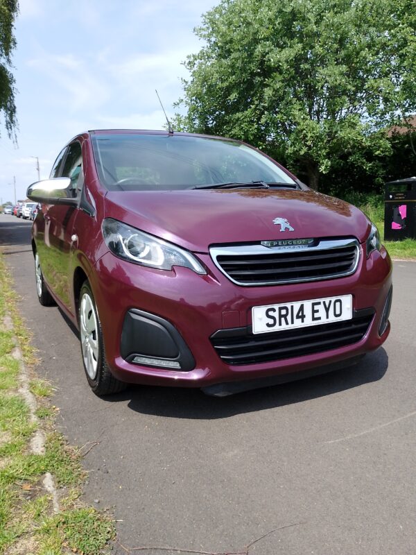 Peugeot 108 Top! 5 Door Hatchback 1.0 VTi 68 EU5 Active in purple - Image 6