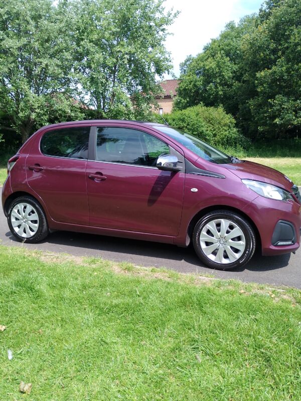Peugeot 108 Top! 5 Door Hatchback 1.0 VTi 68 EU5 Active in purple - Image 5