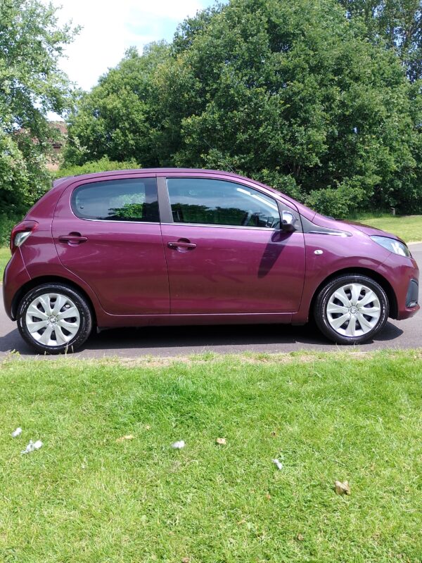 Peugeot 108 Top! 5 Door Hatchback 1.0 VTi 68 EU5 Active in purple - Image 4