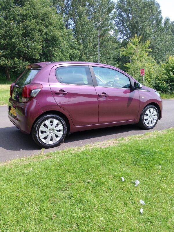 Peugeot 108 Top! 5 Door Hatchback 1.0 VTi 68 EU5 Active in purple - Image 3
