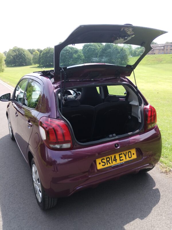 Peugeot 108 Top! 5 Door Hatchback 1.0 VTi 68 EU5 Active in purple - Image 15