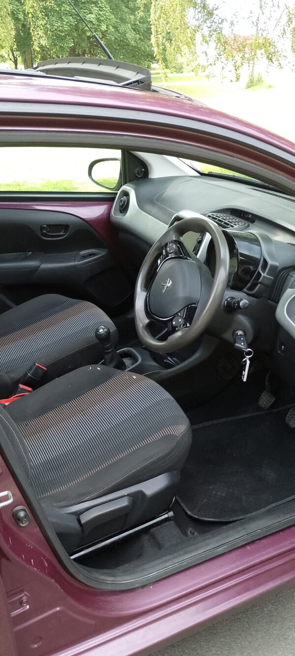 Peugeot 108 Top! 5 Door Hatchback 1.0 VTi 68 EU5 Active in purple - Image 16